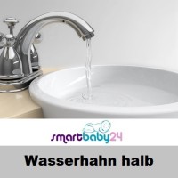 Wasserhahn halb