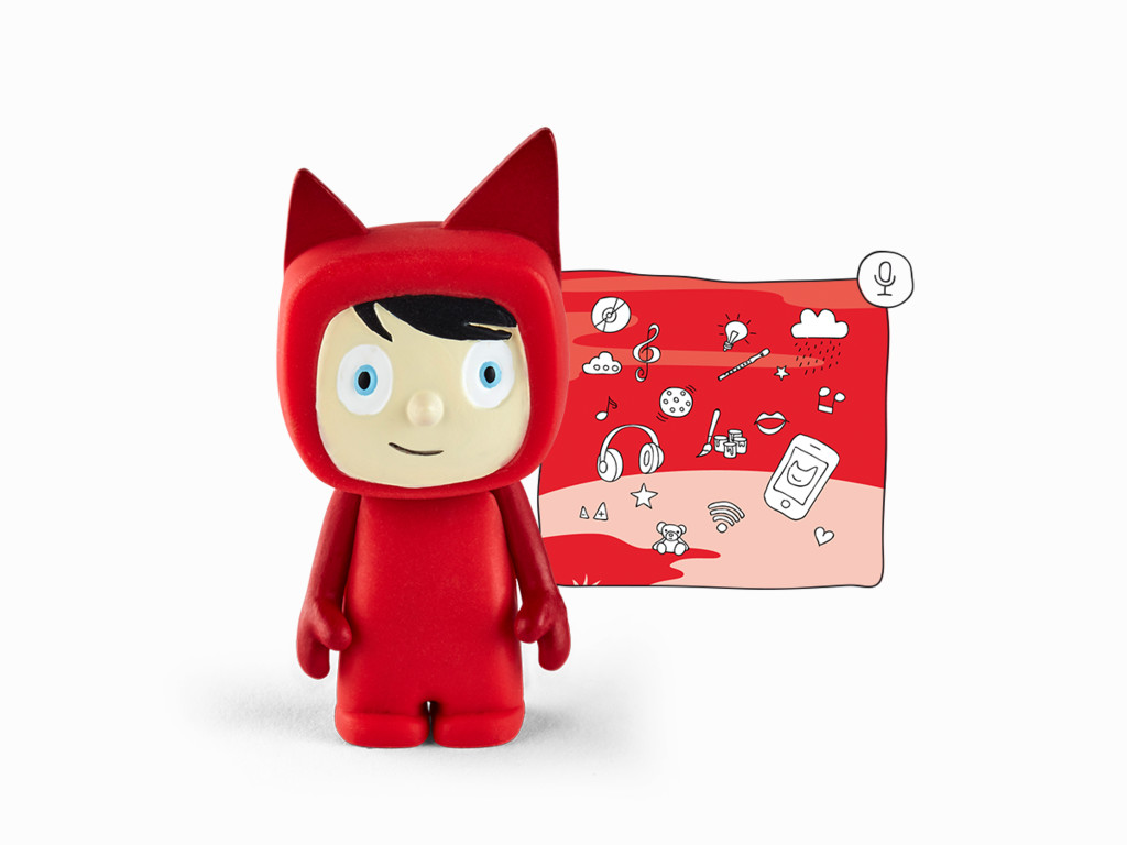 Tonies Starterset Rot Mit Kreativ-Tonie & 5 Hörfiguren | Inkl. Ladestation Für Toniebox