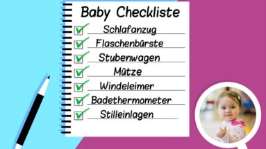 Baby Erstausstattung Checkliste